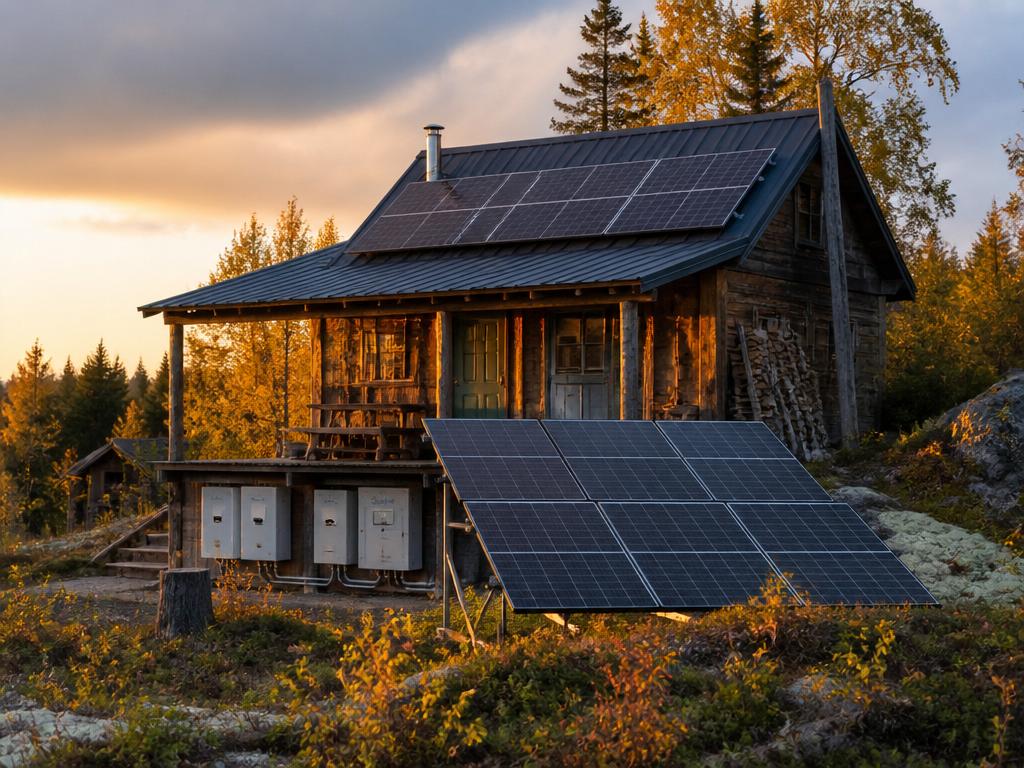 Off-Grid Cottage Installation